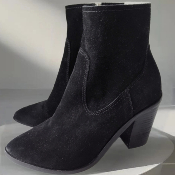 Treasure & Bond black suede ankle boots size 8 - Picture 1 of 10